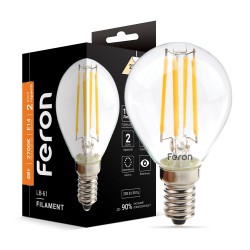 Светодиодная лампа Feron Filament LB-61 4Вт E14 2700K