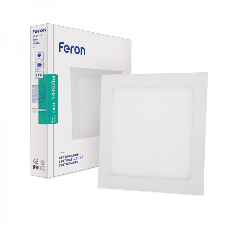 Світлодіодний світильник Feron AL511-1 24W 4000K 