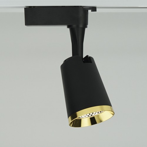 Трековый светильник Feron AL111 18W черный-золото