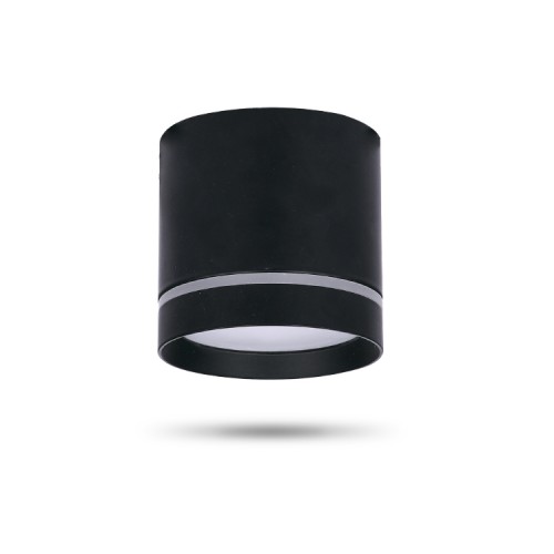 Накладний неповоротний світлодіодний світильник Feron AL543 7W чорний
