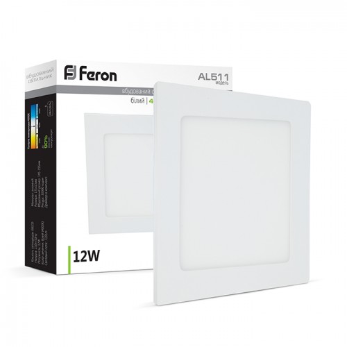 Светодиодный светильник Feron AL511 12W белый