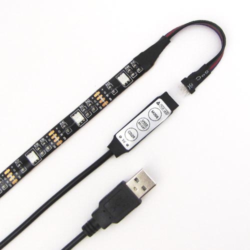 Світлодіодна стрічка Feron LS708 RGB з USB та мініконтроллером